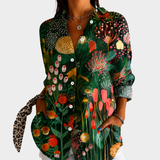 Midnight Garden Statement Blouse