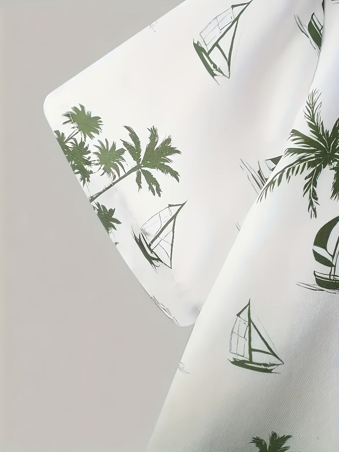 Whitaker | Men's Palm Print Shirt & Shorts Set
