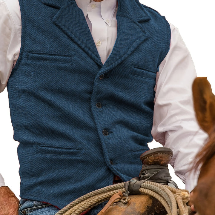 Barnaby | Heritage Herringbone Vest