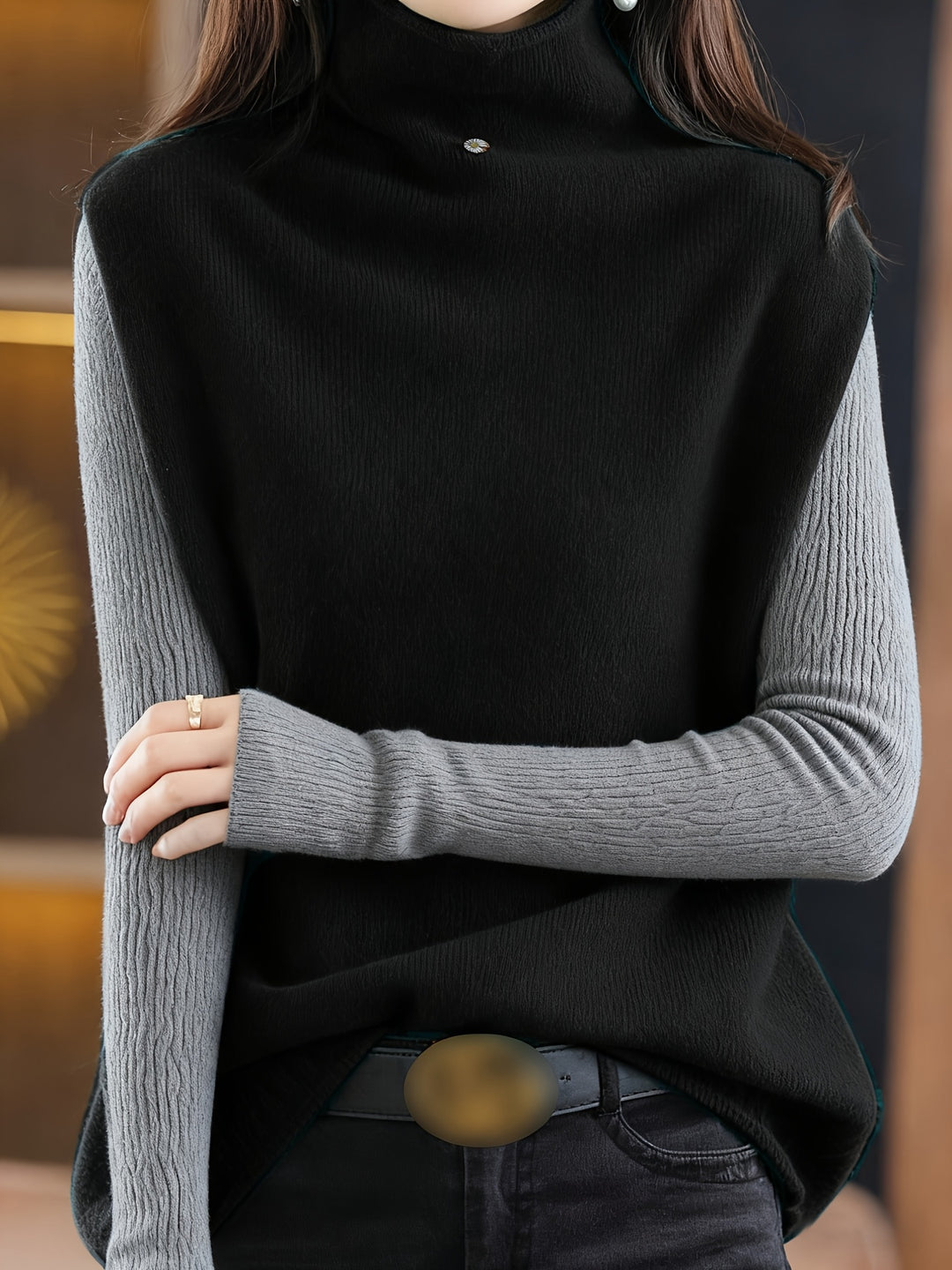 Eleanor | High-Neck Sleeveless Vest
