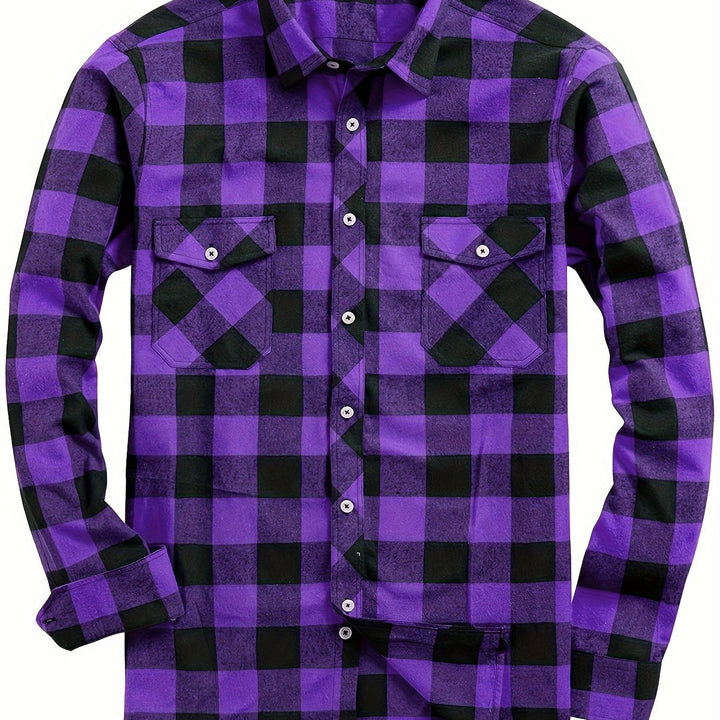 Emory | Rugged Check Button-Up Shirt
