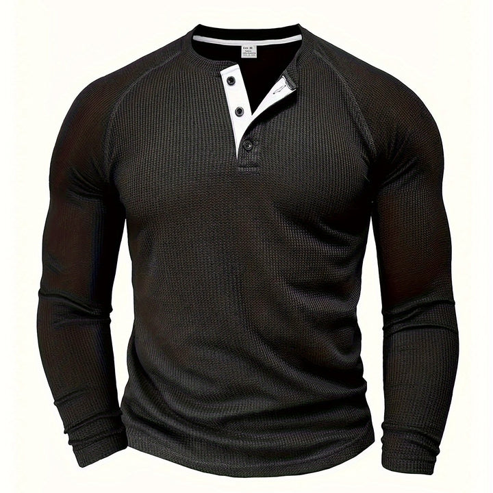 Rowan | Classic Waffle-Knit Henley