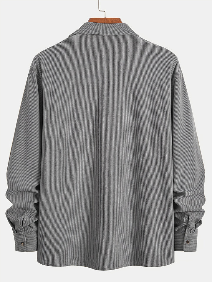 Bryce | Ribbed Textured Overshirt