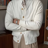 Oliver | Ribbed Button-Up Cardigan
