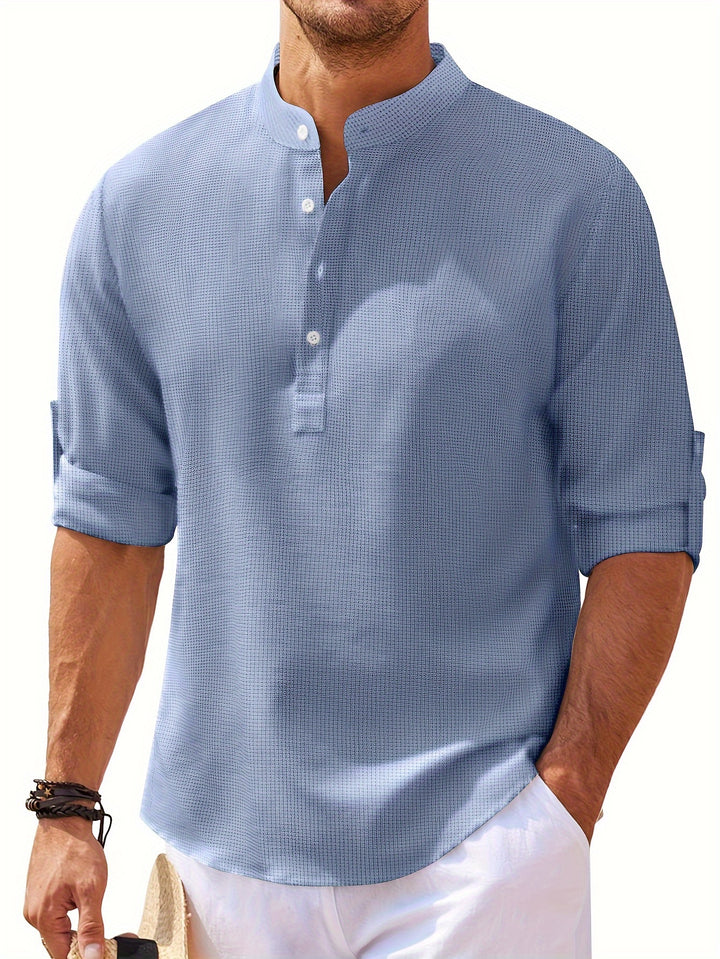 Winslow | Men's Stand-Collar Long Sleeve Shirt