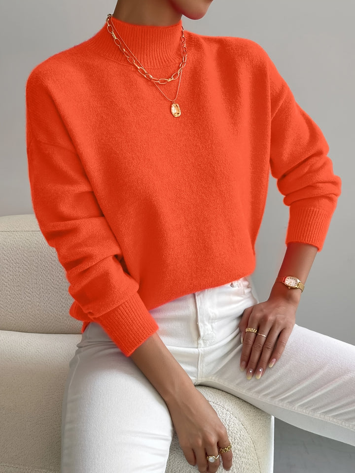 Juniper | Relaxed Mock Neck Sweater