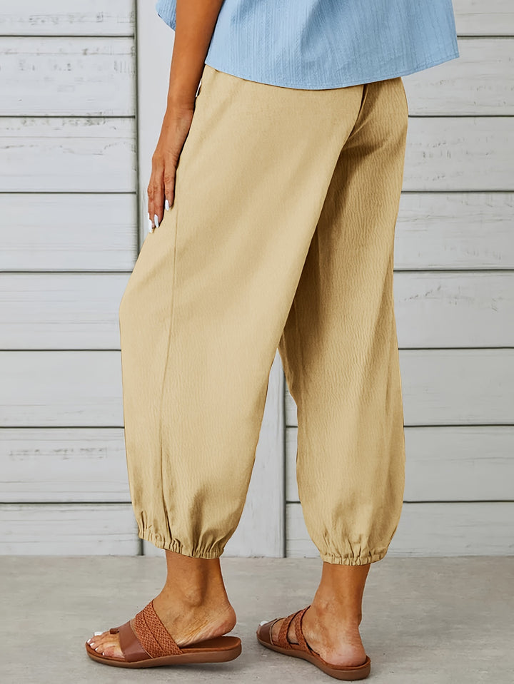 Lorraine | Relaxed Cropped Wide-Leg Pants