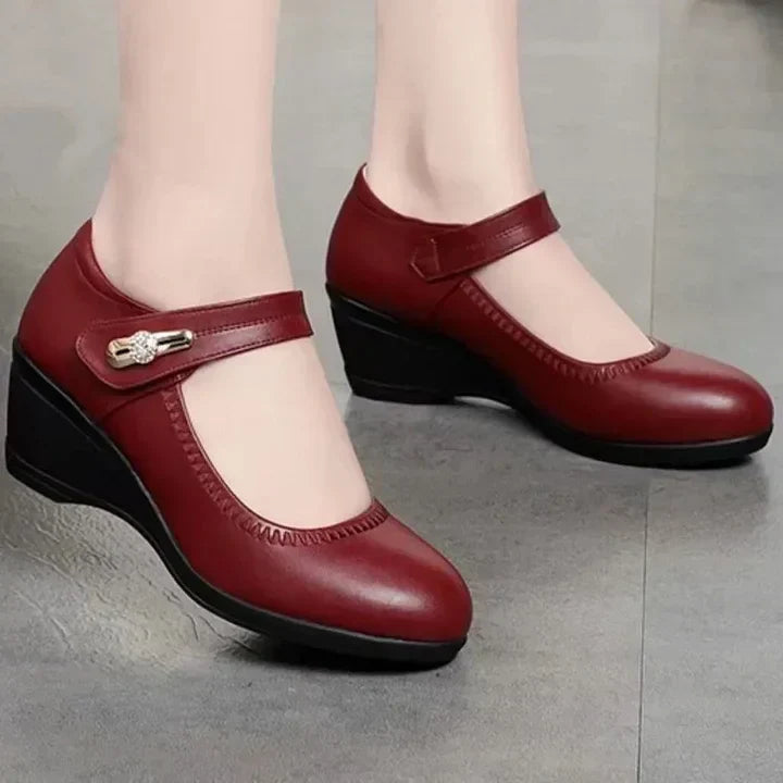 Eloise | Comfort Mid-Wedge Shoes