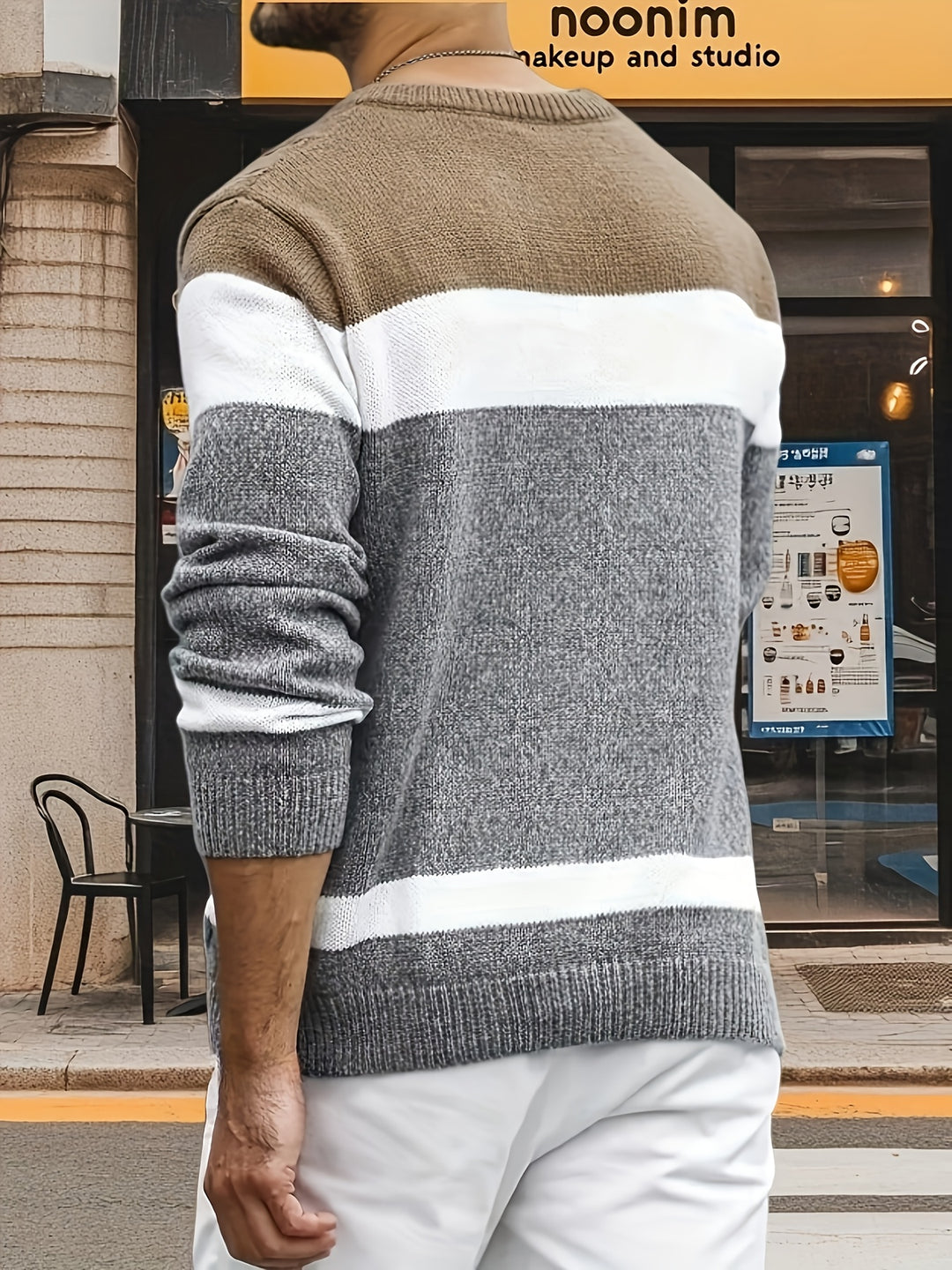 Everett | Textured Colorblock Sweater