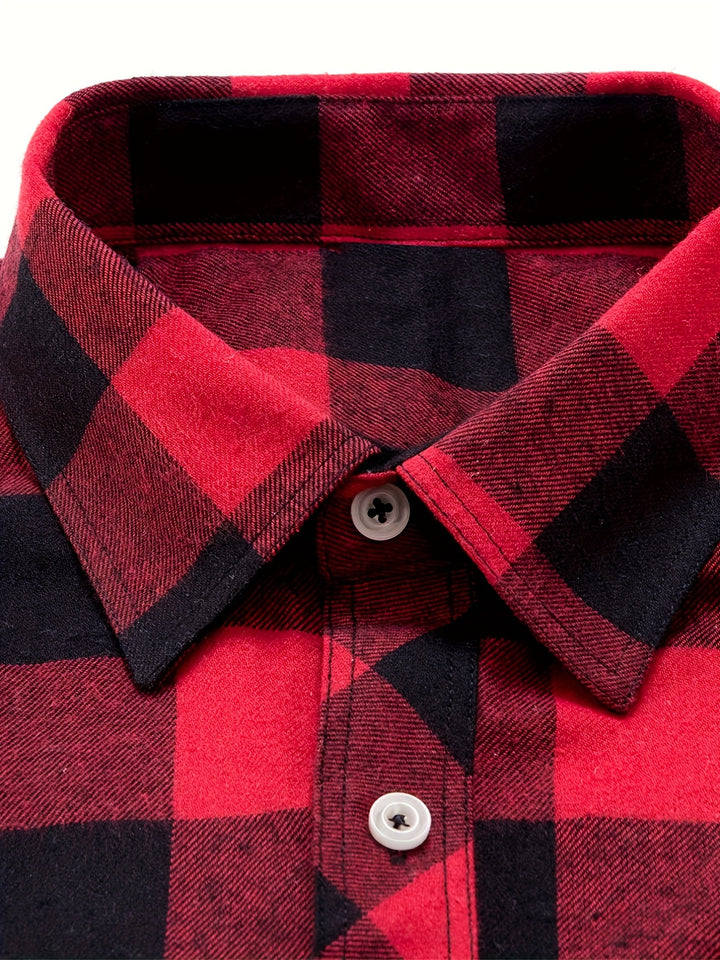 Emory | Rugged Check Button-Up Shirt