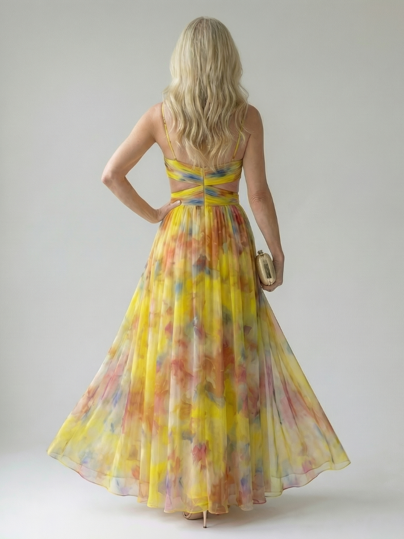 Sabrina | Flowing Cutout Maxi Dress