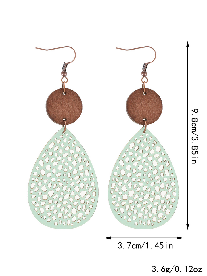 Rosalyn | Vintage Teardrop Drop Earrings