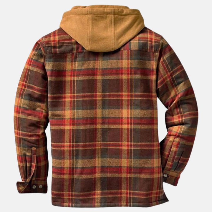 Harlan | Rugged Hooded Plaid Jacket
