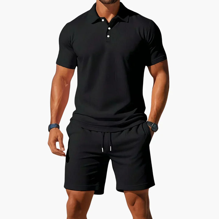 Bravo | Men's Matching Polo & Shorts Set