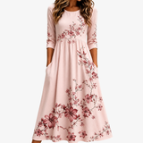 Marianne | Floral Pocket Midi Dress
