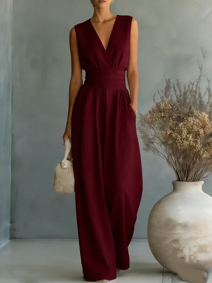 Eleanora | Elegant Wide-Leg Jumpsuit