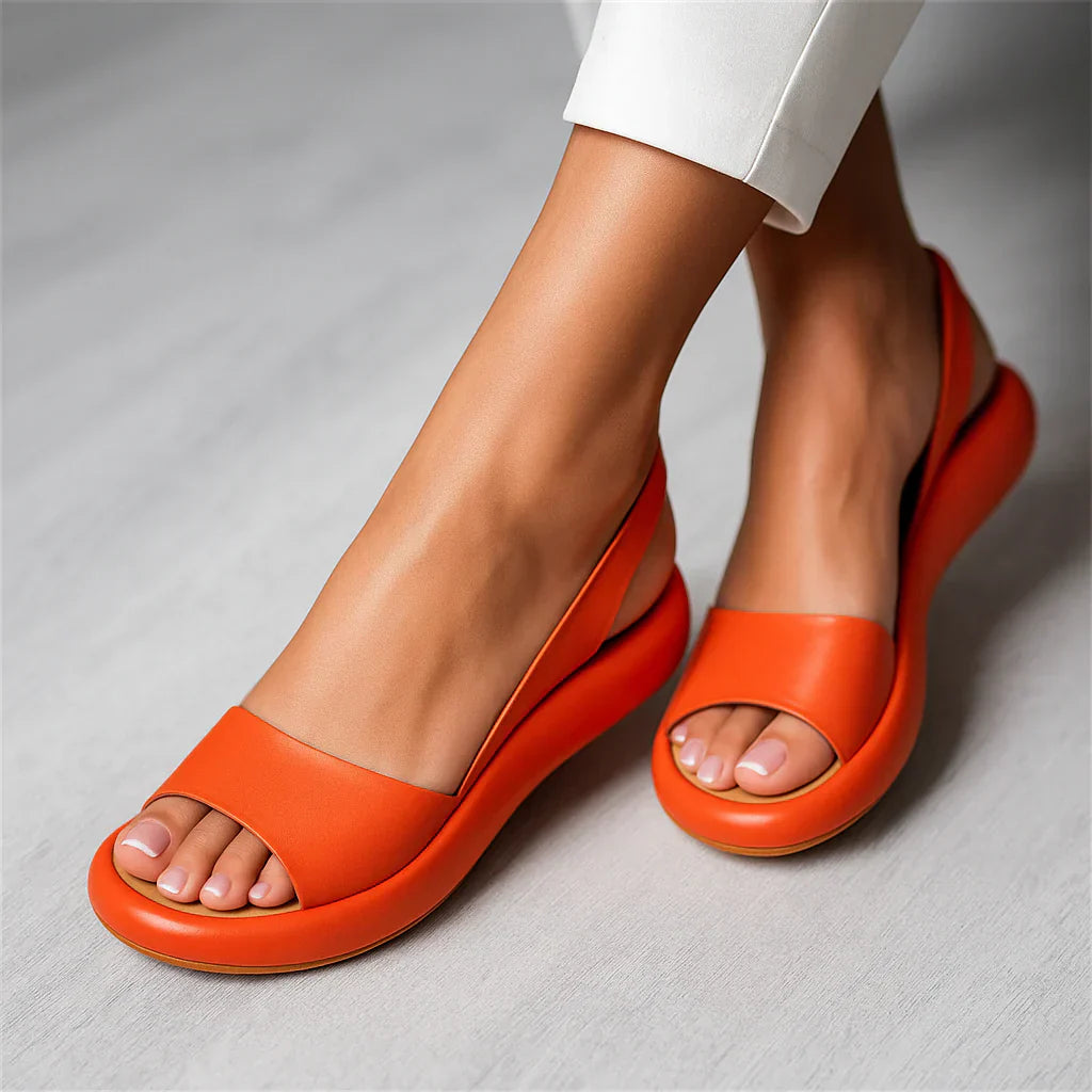 Aria | Women's Cushioned Slingback Platform Sandals