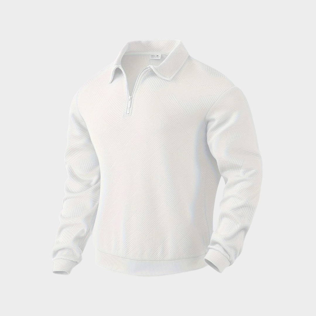 Clayton | Textured Half-Zip Pullover