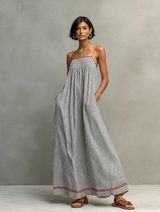 Leontine | Breezy Striped Maxi Dress