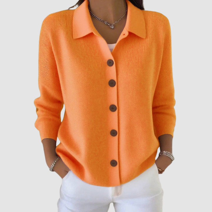 Faith | Button-Up Collared Cardigan
