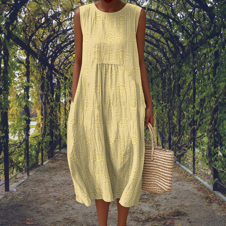 Marceline | Relaxed Sleeveless Dress with Pockets