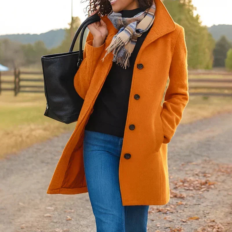 Maribel | Tailored Single-Breasted Coat