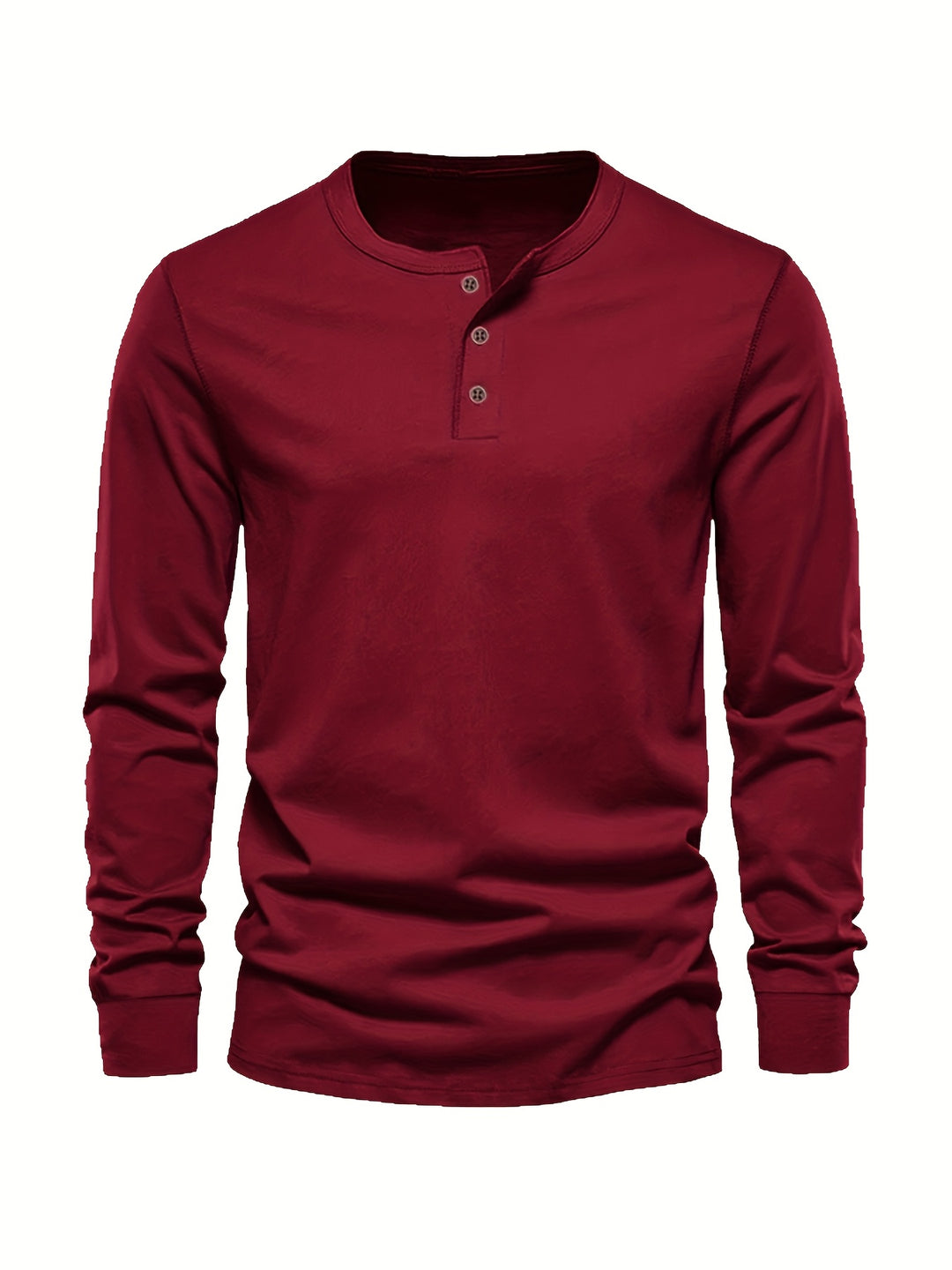 Seth | Men's Long Sleeve Cotton Henley