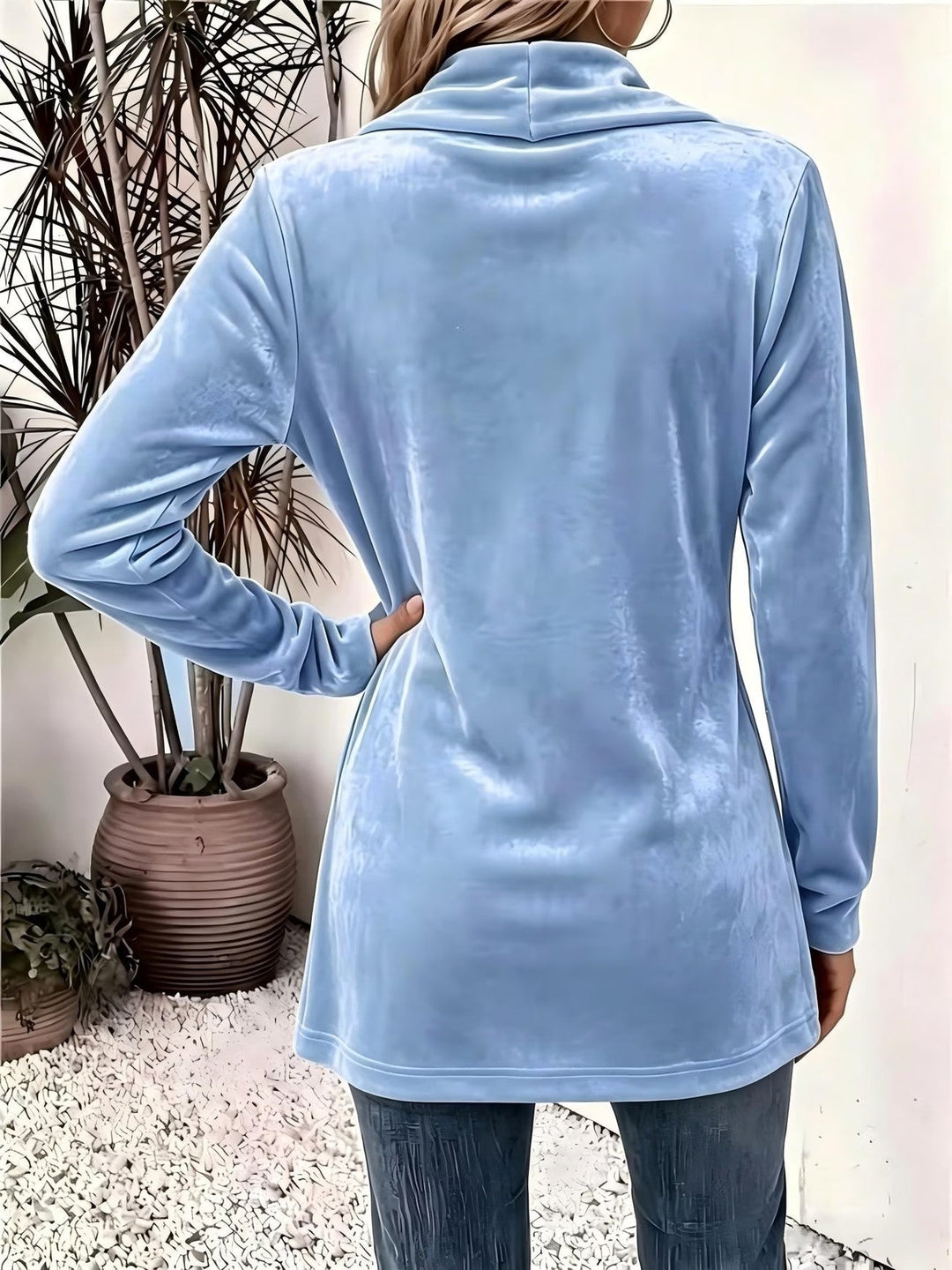 Gloria | Soft Button-Tab Cardigan