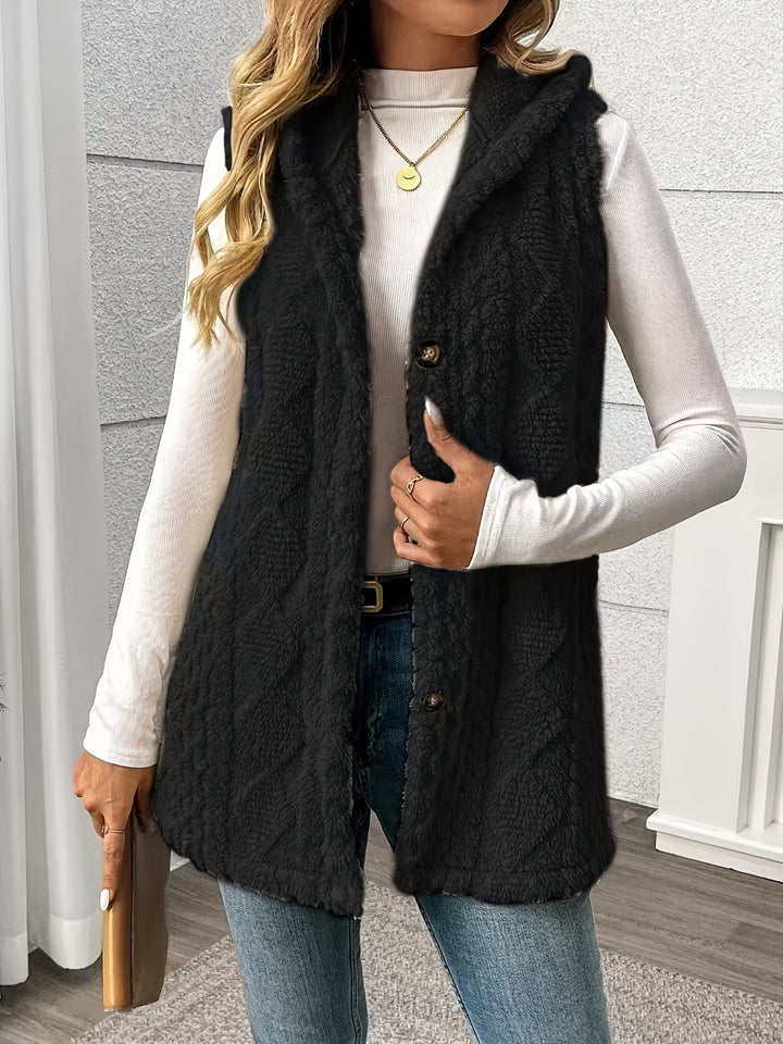 Hazel | Cozy Hooded Vest