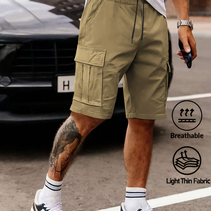 Reid | Men's Casual Multi-Pocket Workwear Shorts