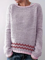 Yvette | Softly Striped Knit Sweater