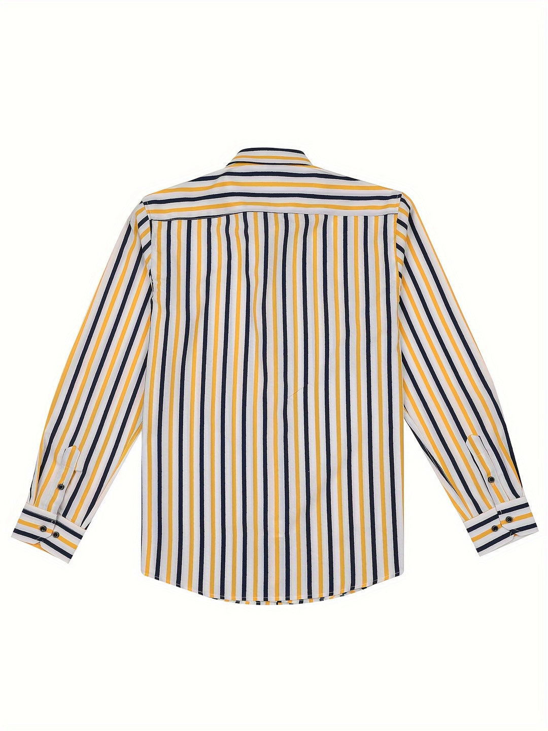 Stroud | Men's Slim Fit Bold Stripe Long Sleeve Dress Shirt