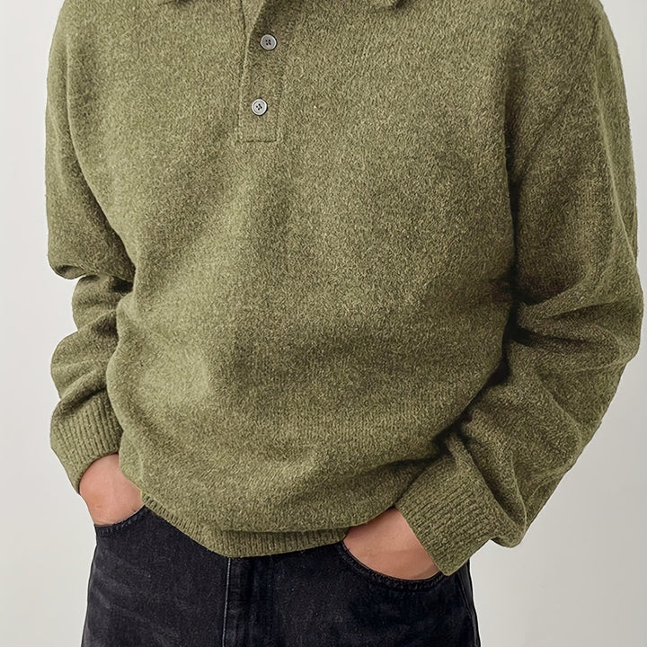 Sullivan | Refined Polo-Collar Sweater