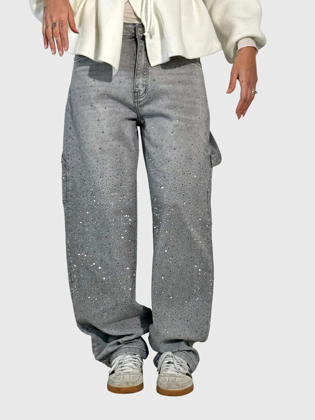 Camryn | Sparkle Wide-Leg Pants
