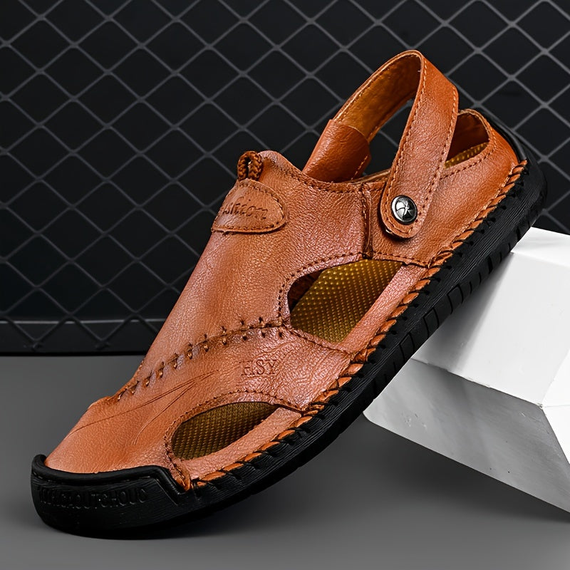 Ferran | Men's Hand-Stitched Closed-Toe Sandal
