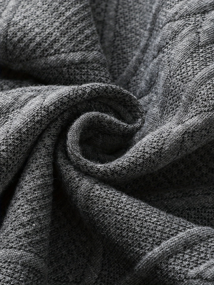 Harlan | Textured Crewneck Top