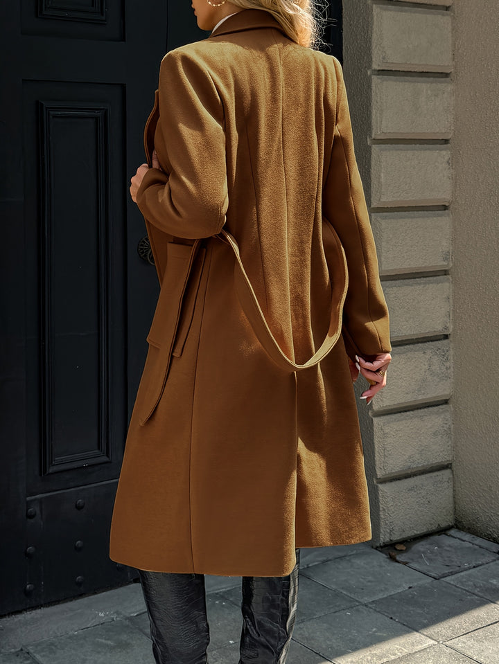 Lydia | Belted Longline Coat