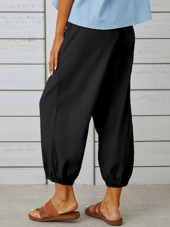Lorraine | Relaxed Cropped Wide-Leg Pants