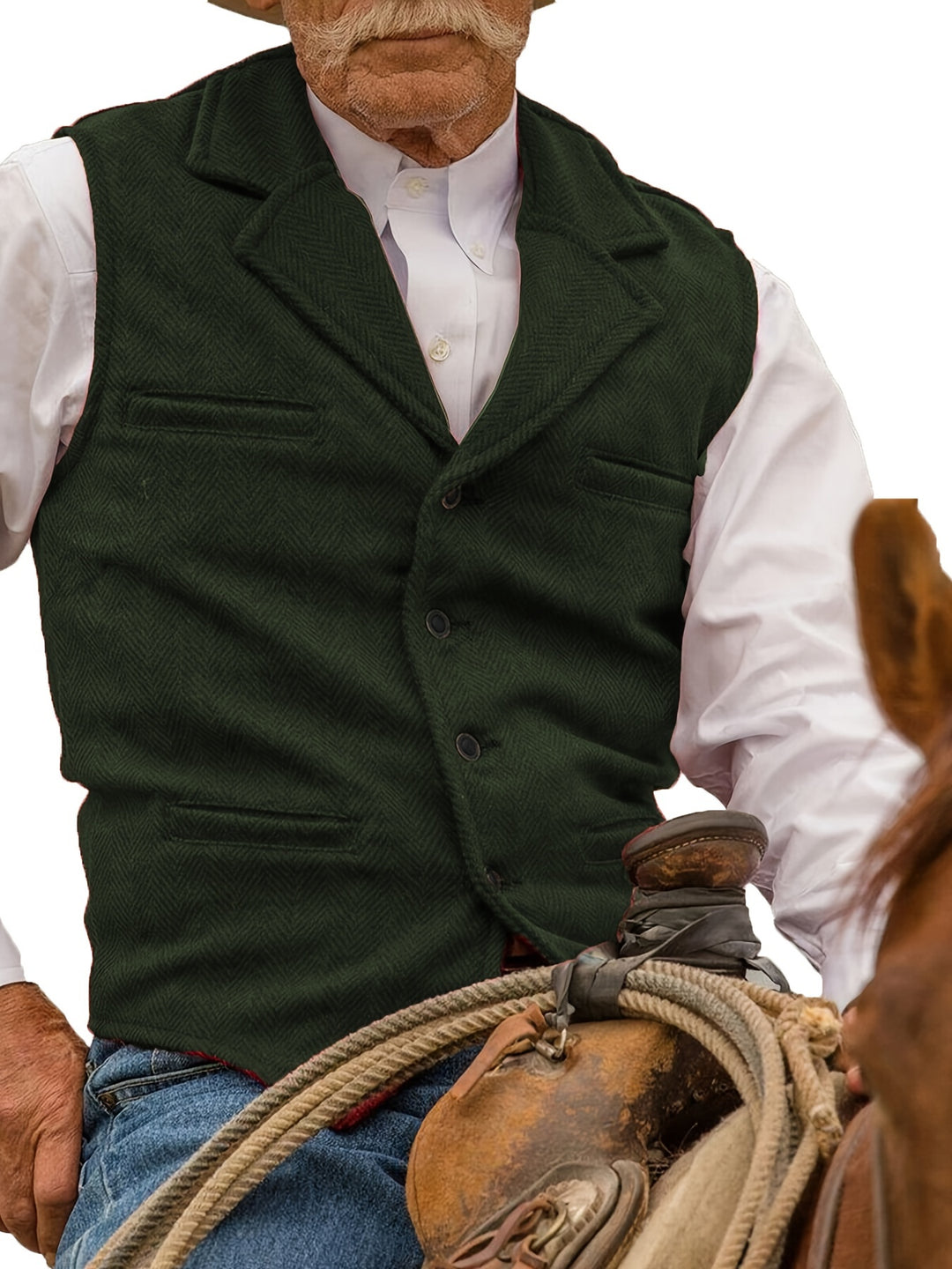 Barnaby | Heritage Herringbone Vest