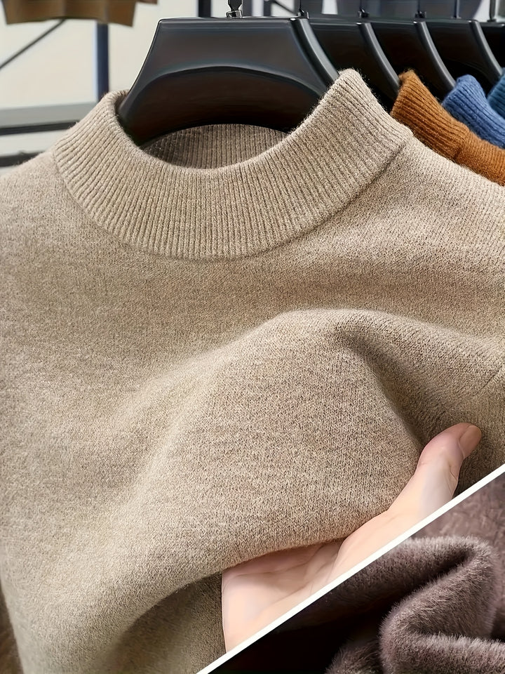 Callen | Mock Neck Knit Sweater