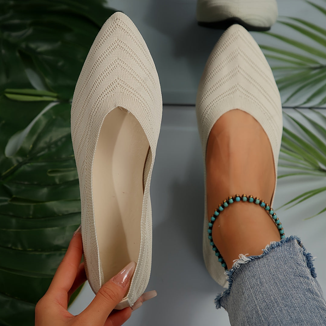 Diane | Pointed-Toe Ballet Flats