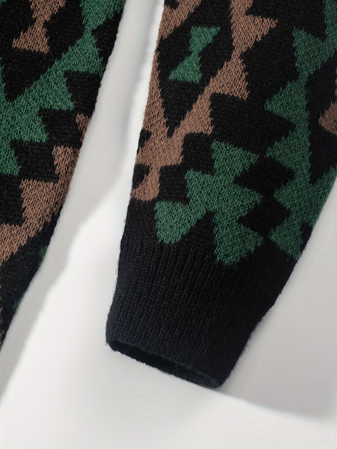 Harrison | Patterned Crewneck Sweater
