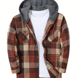 Foster | Rugged Plaid Hooded Shirt