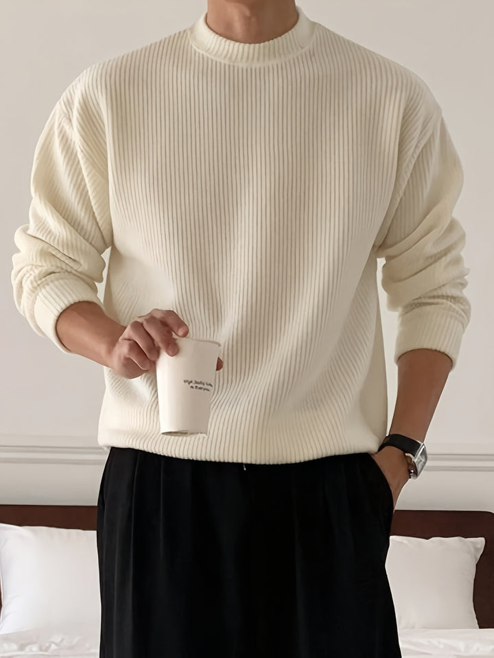 Rupert | Ribbed Crew Neck Sweater