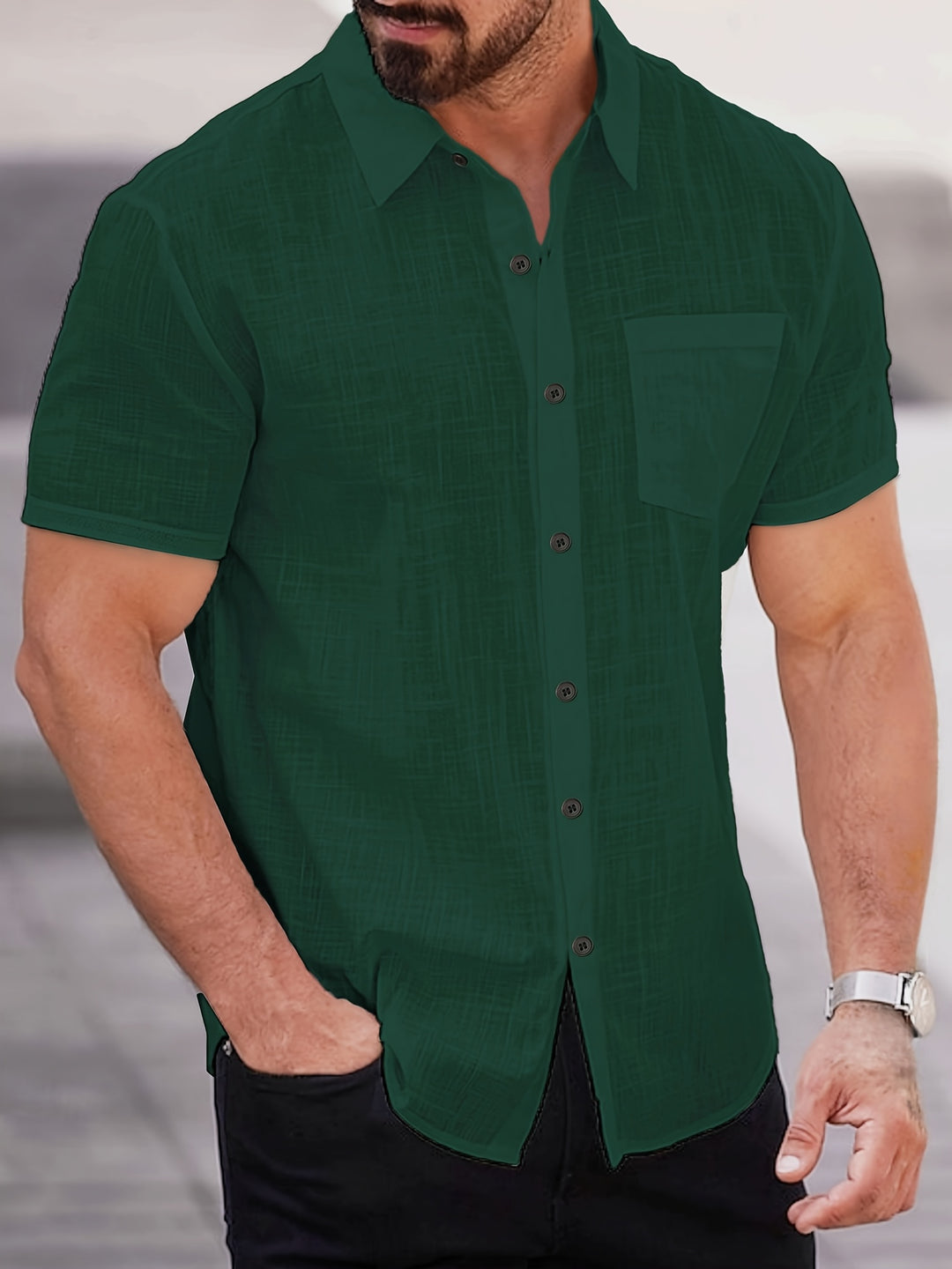 Lorne | Men's Short Sleeve Relaxed Shirt