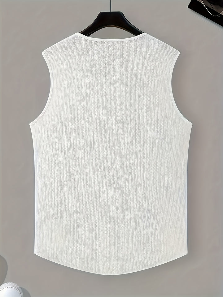 Quinn | Men's V-Neck Sleeveless Tank Top