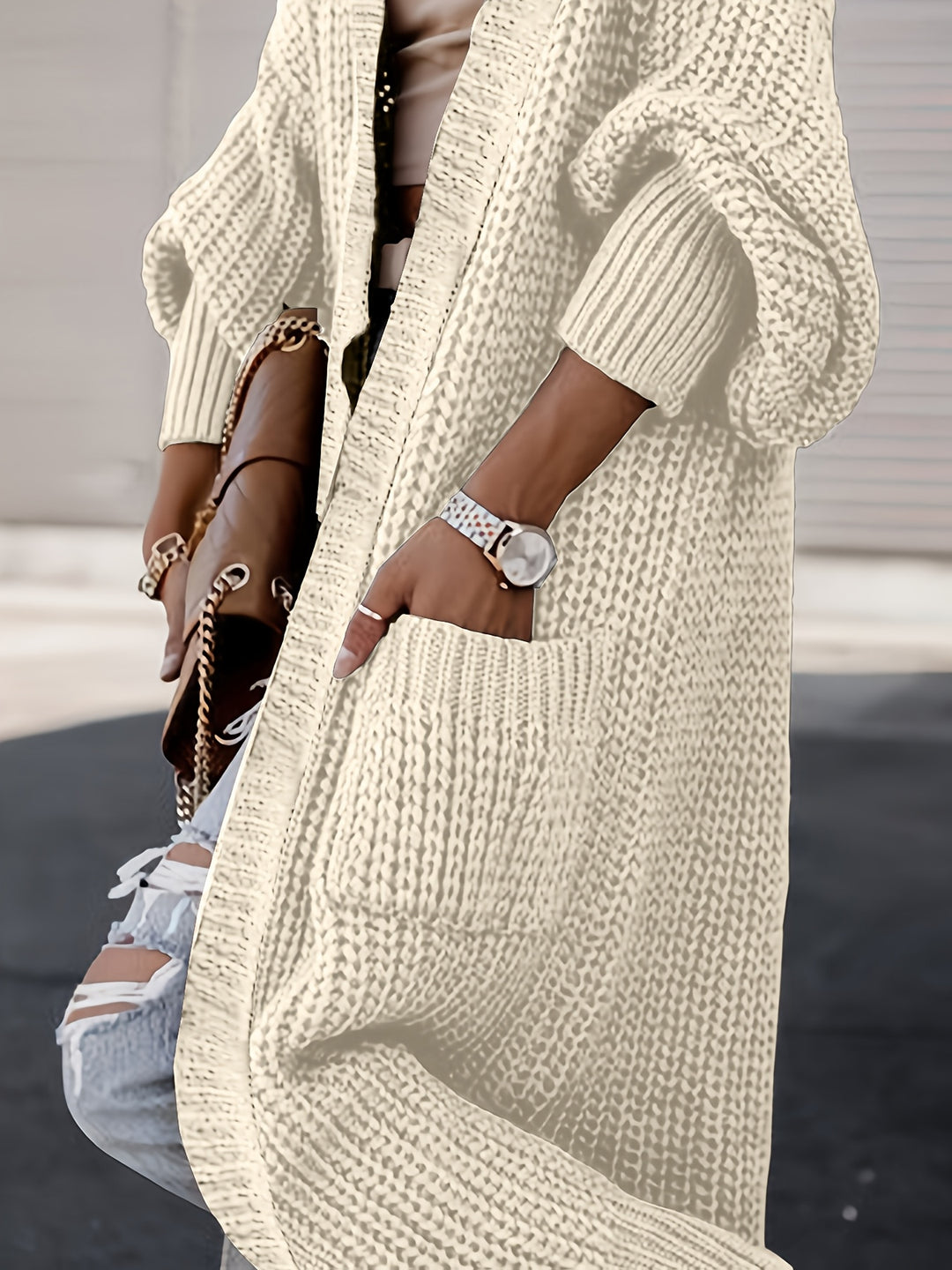 Charmaine | Longline Open-Front Cardigan