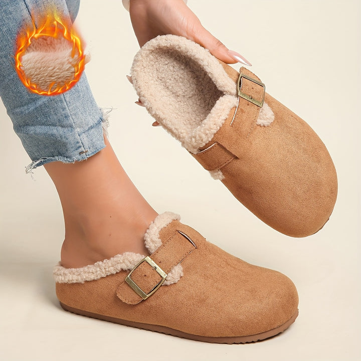 Lottie | Cozy Buckle Mules