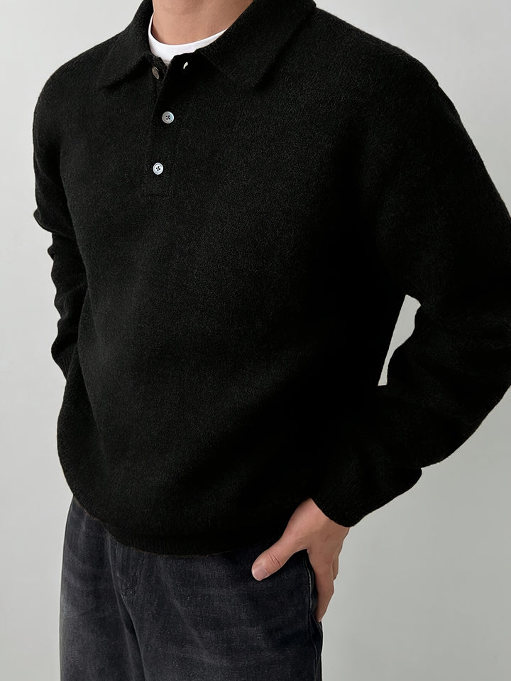 Sullivan | Refined Polo-Collar Sweater
