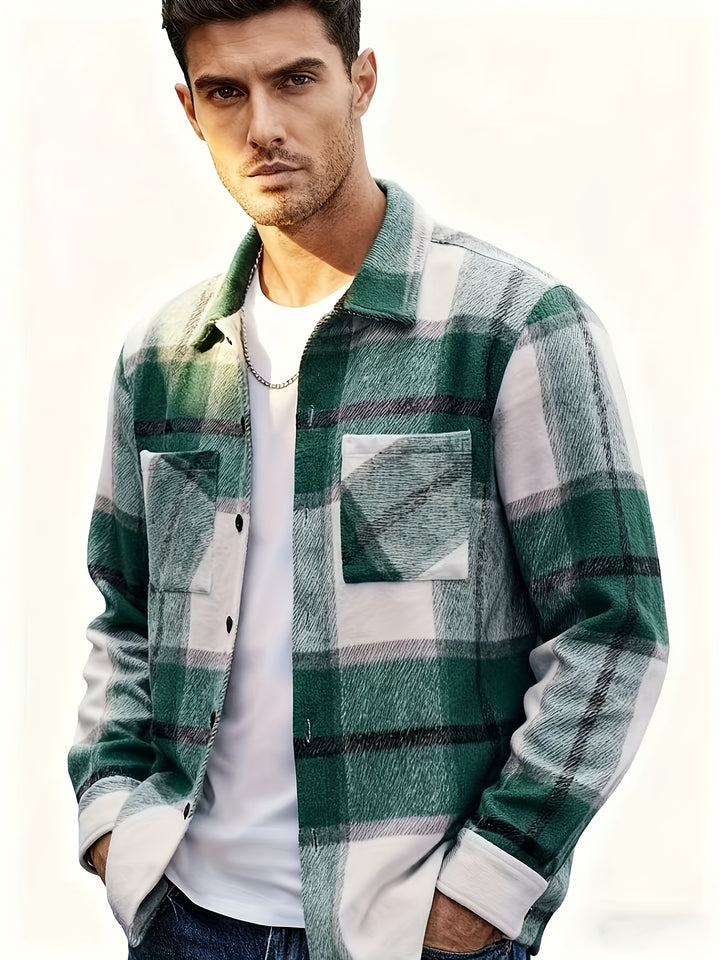 Wyatt | Rugged Checked Shirt Jacket